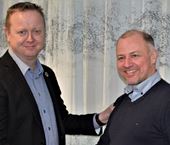 Jesper Buch (tv) sammen med René Tofte.