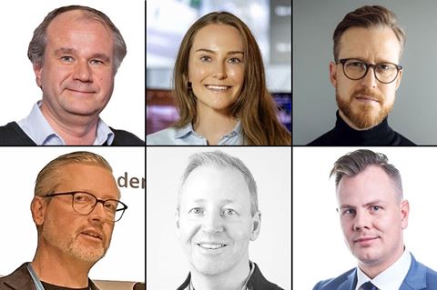 Markus Lahtinen, Agnes Björkman, Viktor Svärm, Anders Karlsson, Aadne Qvistad og Christopher Åkesson skal diskutere nytten af AI i kameraovervågning. Markus Lahtinen, Agnes Björkman, Viktor Svärm, Anders Karlsson, Aadne Qvistad og Christopher Åkesson skal diskutere nytten af AI i kameraovervågning.