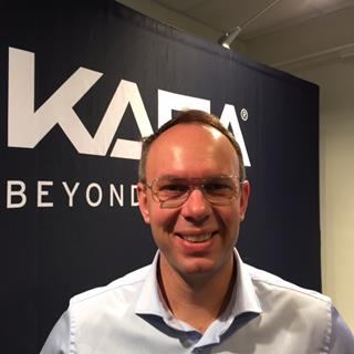 Joakim Spångberg, nu ansvarig för affärsområdet hotellås på Kaba. Joakim Spångberg, nu ansvarig för affärsområdet hotellås på Kaba