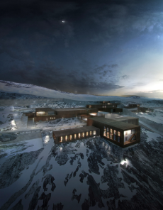 Det nye fængsel i Nuuk.