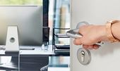 To power the lock’s digital security, standard batteries slot into the handle itself