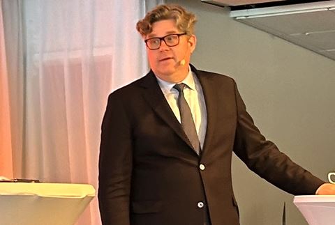Justitieminister Gunnar Strömmer är tillbaka på scengolvet under Säkerhetsdagen 2026. Bilden är från förra årets event. Foto: Lennart Alexandrie Justitieminister Gunnar Strömmer är tillbaka på scengolvet under Säkerhetsdagen 2026. Bilden är från förra årets event.