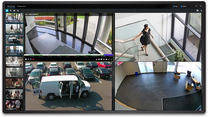 Den nya utgåvan av Security Center har stöd för upp till 25 kameror och är ett lättanvänt alternativ som kan användas utan särskild utbildning vid grundläggande behov av videoövervakning. Den nya utgåvan av Security Center har stöd för upp till 25 kameror och är ett lättanvänt alternativ som kan användas utan särskild utbildning vid grundläggande behov av videoövervakning.