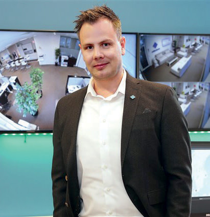 Christopher Åkesson, nordisk försäljningschef på Milestone Systems.