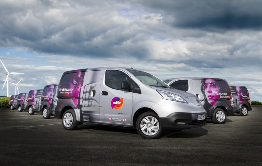 Mitie believes it now has the UK's largest fleet of electric vehicles.