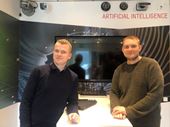 Business Unit Manager Michael Hygild (tv) sammen med en af de nye medarbejdere, Mikael Hauntrup 
