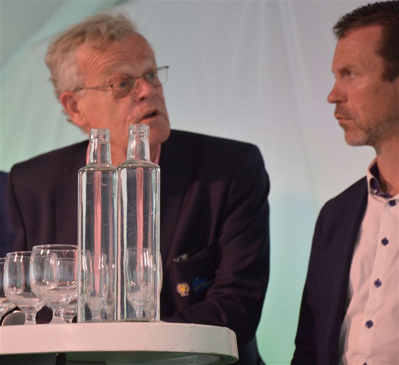Säkerhetsbranschens ordförande Björn Eriksson debatterade om kontanternas betydelse med Svensk Handels säkerhetschef Per Geijer. Säkerhetsbranschens ordförande Björn Eriksson debatterade om kontanternas betydelse med Svensk Handels säkerhetschef Per Geijer.