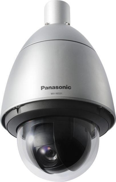 Det vandtætte full-HD PTZ-kamera (WV-X6531N) fra Panasonic.