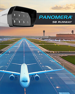 Panomera multifocal sensor cameras provide a comprehensive overview of the entire runway. Image credit: Dallmeier electronic