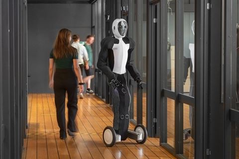 ADT Commercial is developing a humanoid robot with robotics company Halodi Robotics. It will be part of its Evoguard guarding solutions brand. (Halodi Robotics)