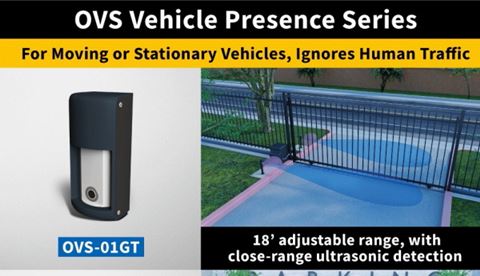 Optex OVX vehicle detection series will be on show at GSX 2019