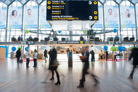 Arlanda Airport handlar om  ansvaret för bland annat säkerhetskontroll av avresande passagerare och deras bagage.