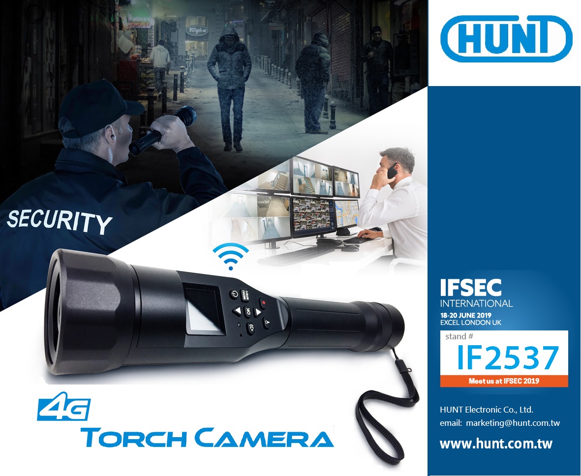 Hunt to debut 4G torch camera