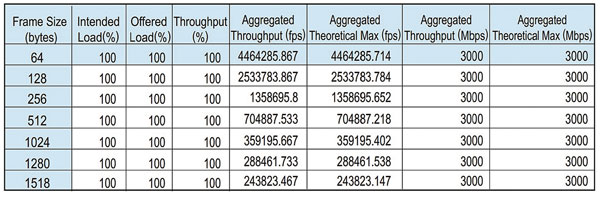 Example of a test report