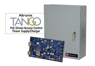 Tango PoE driven power supplies/chargers are now UL 294 certified for access control applications.