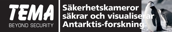 Säkerhetskameror säkrar och visualiserar Antarktis-forskning