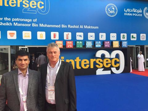 Nortech with partners at Intersec in Dubai last month