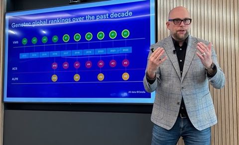Andrew Elvish, marknadschef på Genetec, menar att bolagets expansion i kombination med en sund och inkluderande företagskultur är en framgångsfaktor..