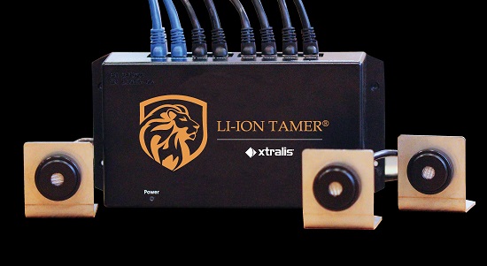 The Li-ion Tamer Battery Rack Monitor provides an essential early warning signal.