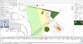 The JVSG System Design Tool produces an accurate visualisation of the planned video surveillance system which, for example, will help identify any blind spots.