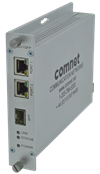  The CNMC2+1SFP/M features two TX input ports and a single SFP port for the users’ choice of fibre type, distance, connector type and speed. 