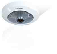 Grundig new Ultra HD surveillance camera with fisheye lens and dewarping built-in