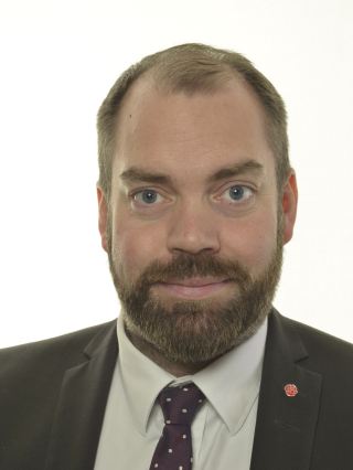 Den 3 april öppningstalar Fredrik Fredrik Lundh Sammeli (S) på konferensen #Trygghetnu i Stockholm. Foto: Sveriges riksdag
