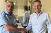 Farligt Gods Gruppens VD Joachim Palmgren och Prestos VD Filip Bjurström.