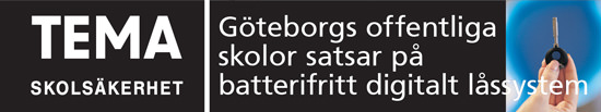 Göteborgs offentliga skolor satsar på batterifritt digitalt låssystem