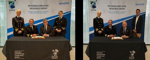 The Smiths Detection team on receipt of the award.