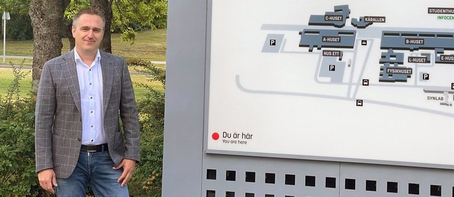 Andreas Berglund, platschef på Avarn Security i Linköping.
