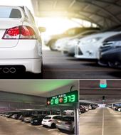 Drivers can see clear signposting when they enter to take them immediately to the next available space, using parking guidance display indicators.