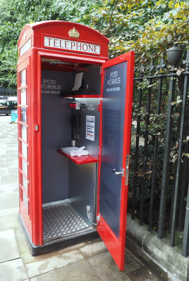 Abloy secures quirky phone box workstations | SecurityWorldMarket.com