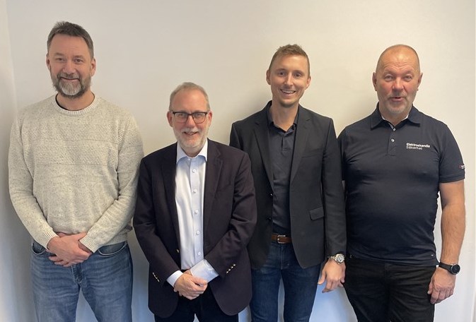 Samarbetspartners: Ulf Isaksson och Mats B Adman Rapid Säkerhet samt Hampus Linden, Ava Security och Robert Guenther från Elektroskandia Säkerhet