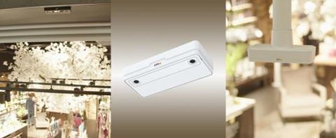 The 3D imaging allows the counter to sense the size and height of moving objects.