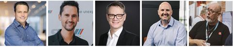 Eelko Griepink från Optex, Frederick Jacobs från Secury360, Heikki Huttunen från Visy, Jason Hunter från Gallagher Security och Kenneth Nyström från Securify diskuterar perimetersäkerhet på Skydd idag.