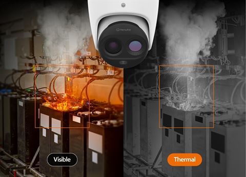 The new bi-spectrum early fire detection cameras from Hanwha Vision