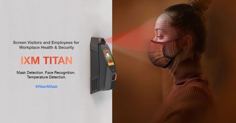 IXM Titan can now authenticate with face recognition without asking the user to remove their mask first.