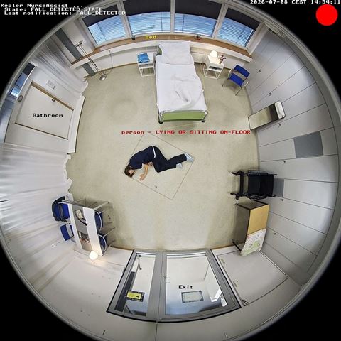 360 degree view via the C One with Nurseassist Image courtesy of Mobotix 360 degree view via the C One with Nurseassist