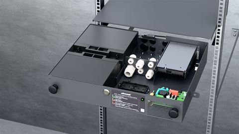Milleteknik kommer med en helt ny 2HE-serie för säkerhetsanläggningar i 19-tumsrack.