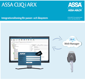 Cliq i ARX integrationslösning för passer- och låssystem.