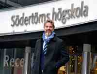 Johan Rydell, Key Account Manager på Nokas, är ansvarig för bevakningsuppdraget på Södertörns högskola