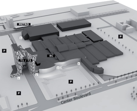 SecurityUser Expo vil bluive afholdt i Bella Centers Østhal, der har egen indgang (nr. 5 på skitsen). SecurityUser Expo vil bluive afholdt i Bella Centers Østhal, der har egen indgang (nr. 5 på skitsen).