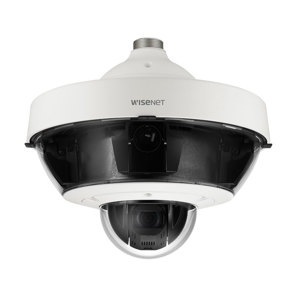 Coinciding with the launch of the PNM-9022V, the PNM-9322VQP with 4 sensors and an integral PTZ camera, is also designed to provide a highly cost-effective solution for detecting and tracking objects over wide open areas.