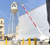 TT212 beam barricade at Paramount Studios, Holywood, California.