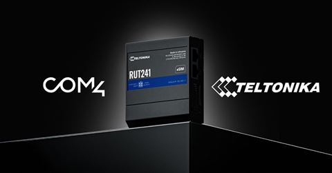 Pålitelig IoT-konnektivitet levert av Com4 og Teltonika. Teltonika RUT241 med Com4 SIM sikrer sikker og robust M2M-kommunikasjon.