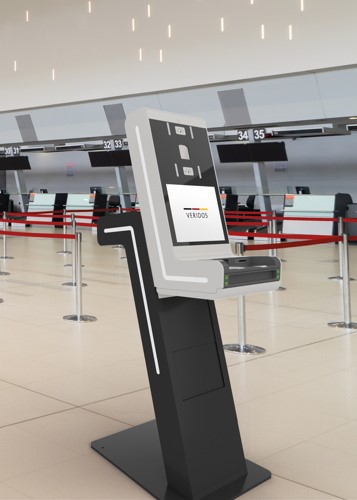 Veridos Selfkiosk technology ID verification technology