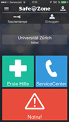 Safezone protects students at University of Zurich