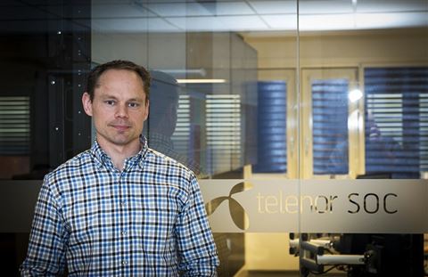 Gunnar Ugland er leder for Telenor sikkerhetssenter (TSOC)