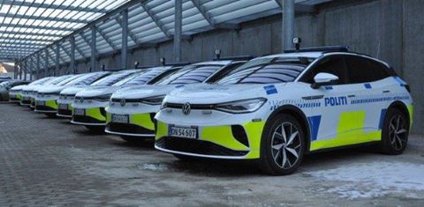 De nye Volkswagen ID4 GTX patruljevogne. Foto: Rigspolitiet